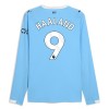 Manchester City Haaland 9 Thuisshirt 2025-26 Lange Mouw